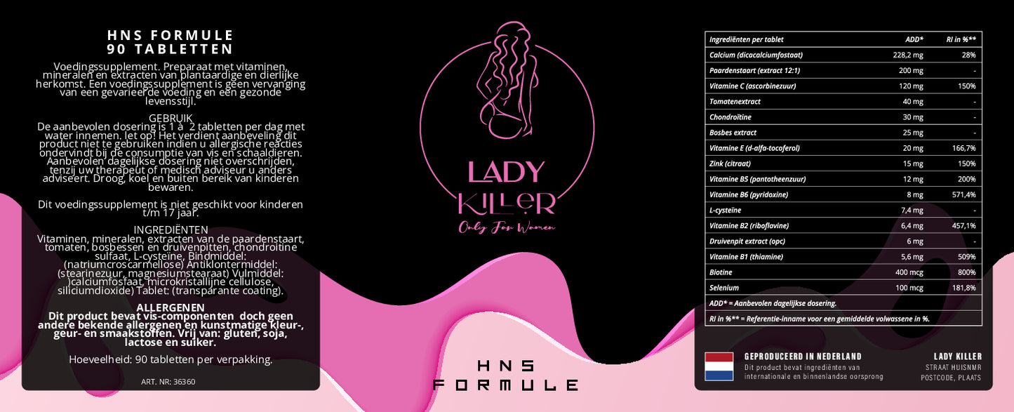 HNS Formule LadyKiller