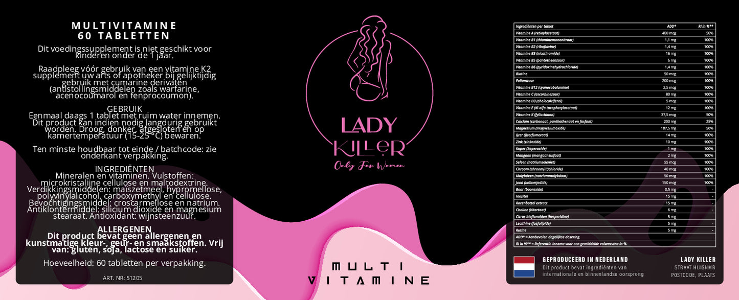 Multie Vitamine LadyKiller