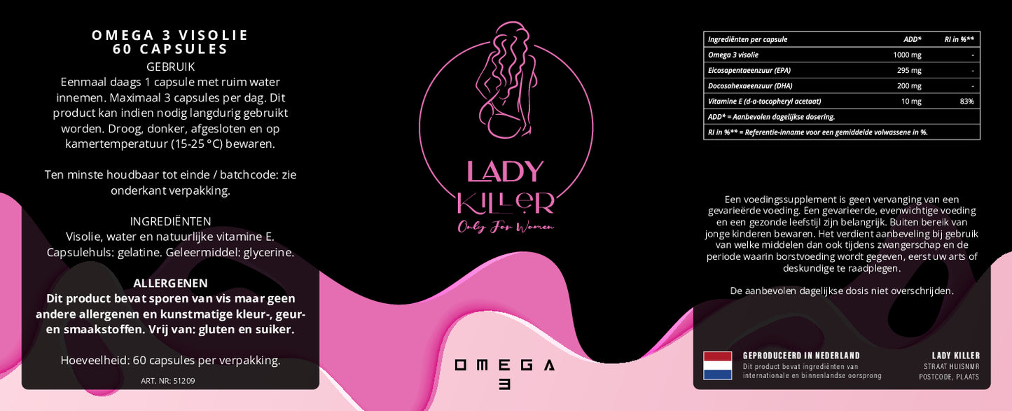 Omega 3 Lady Killer